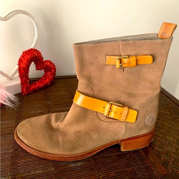Tory Burch Bennie boots Sz 9 - Picture 2 of 12